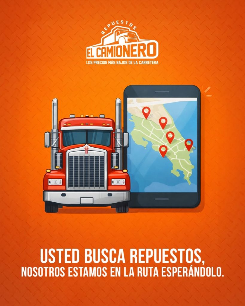 Repuestos para camiones en Costa Rica: conozca las sucursales de El Camionero 